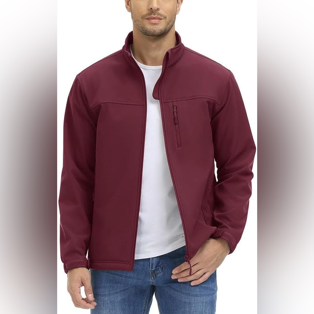 Renegade Sportswear Soft Shell Jacket in Red
